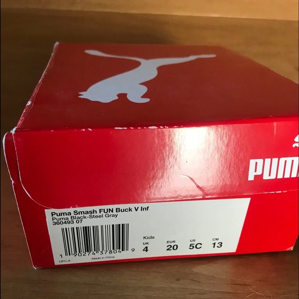 PUMA Smash Fun Buck V Inf. Gray Black Green 5C